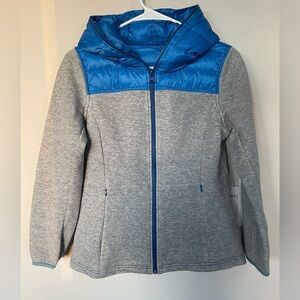 ZUKKA Women’s Coat Size S Blue Gray The blue part is filled with duck down